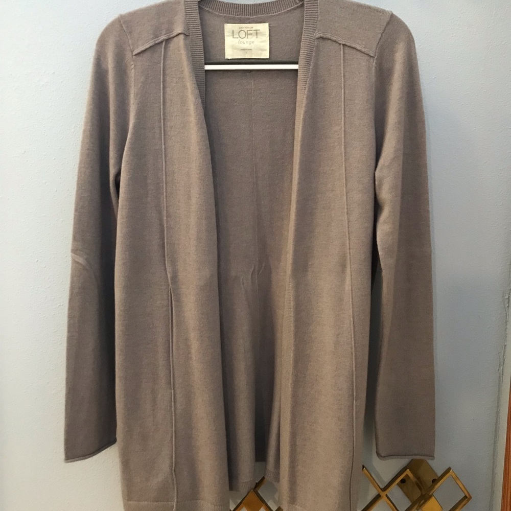 Loft cardigan, lavender, L